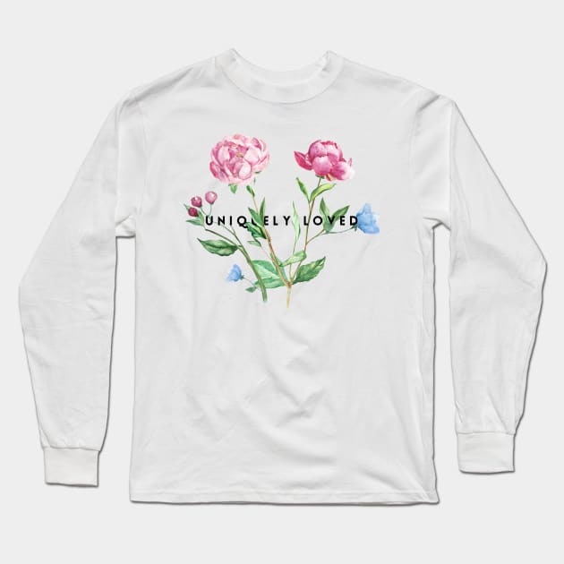 Uniquely Bloomed- Light Long Sleeve T-Shirt by FunWithLauren